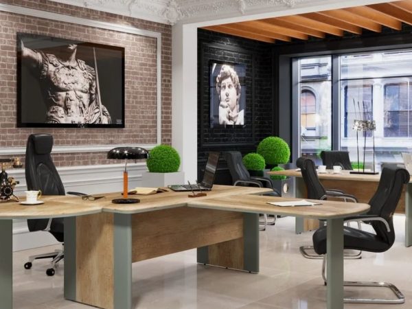 Цветовые решения и дизайн офисной мебели для поддержания корпоративного духа